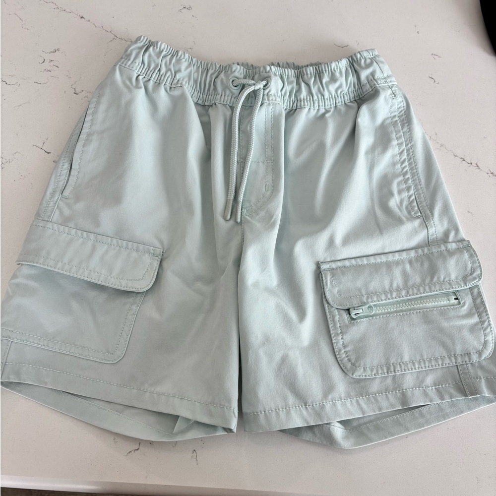 Cat and Jack light blue shorts. M 8